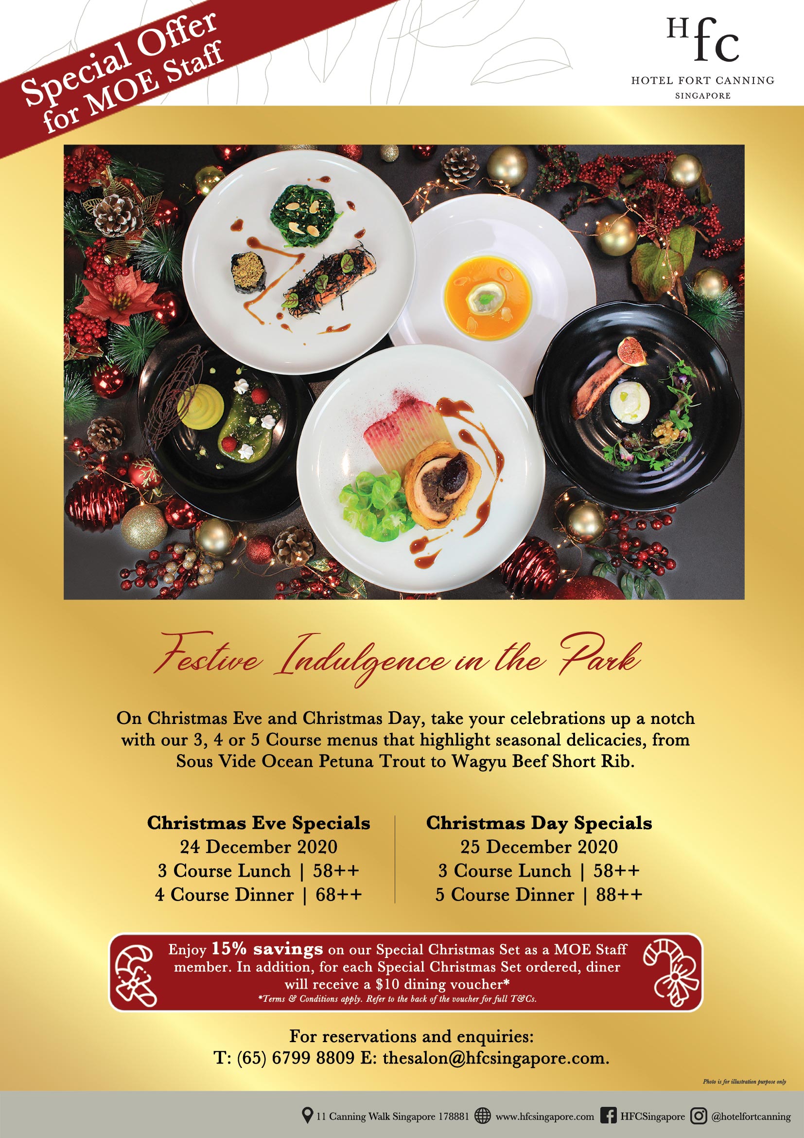 Hotel Fort Canning Festive Indulgence in the Park Ministry of