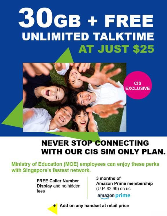 StarHub CIS Promotion SIM Only 1Year Plan for 30GB & Unlimited
