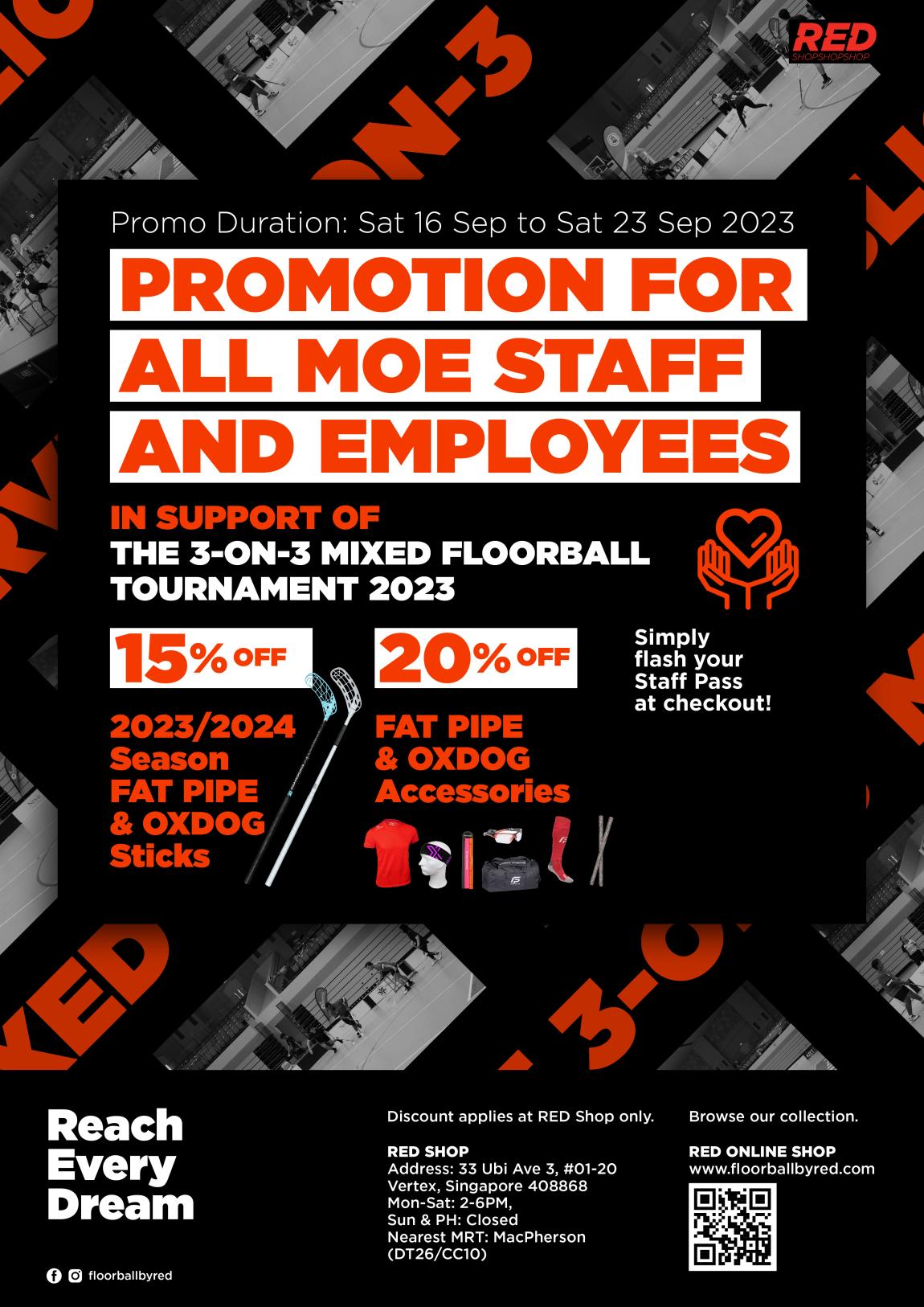 Red Shop - Promotion | Ministry Of Education Sports And Recreation Club